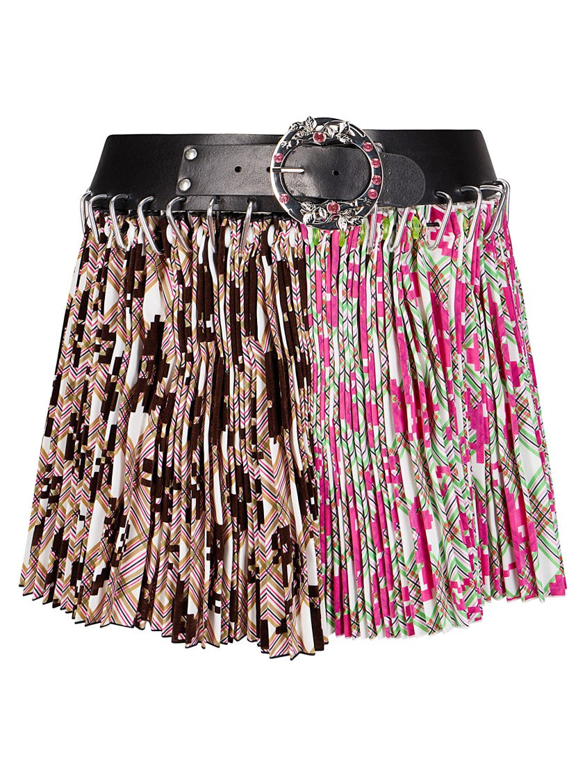 Chopova Lowena Pixel Party Mini Carabiner Skirt