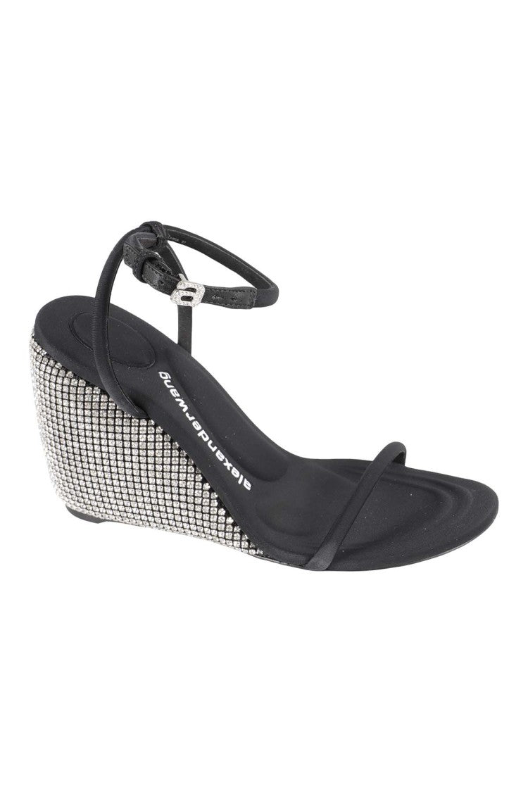 Alexander Wang Dahlia 105 Crystal Wedge Sandal