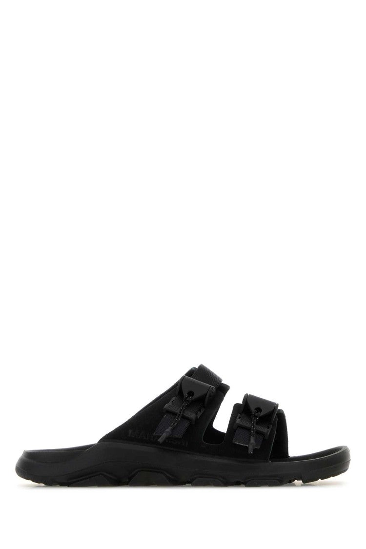 Birkenstock Black Suede Mogami Terra Tech Slippers