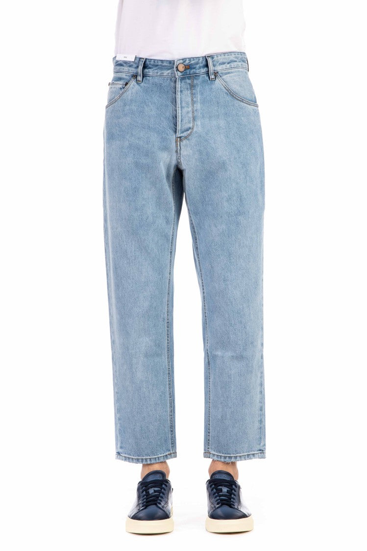 Pt Denim Light Wash Pure Cotton Rebel Fit Jeans