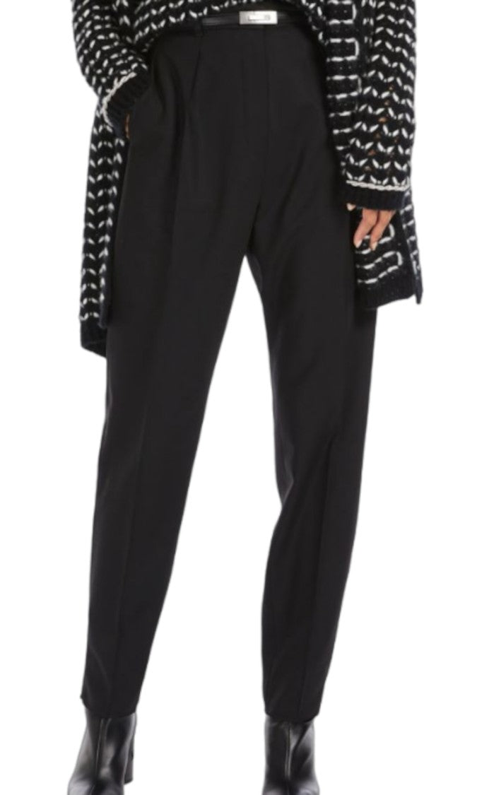 Max Mara Tailored Black Trousers With High Waist