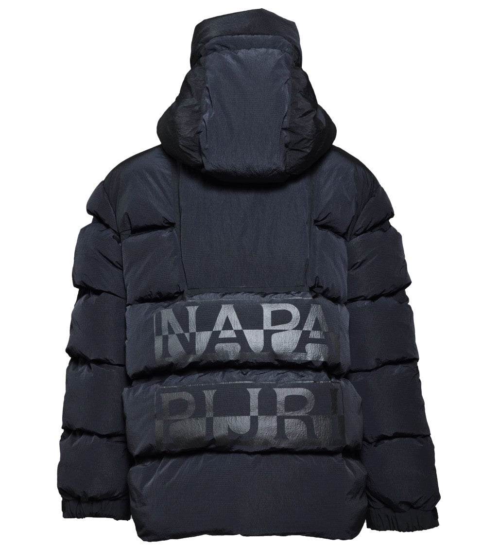 Napapijri Hyper Puffer Down Jacket - Black Nylon