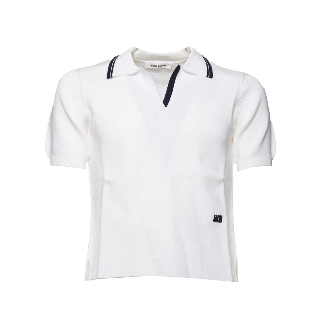 Wales Bonner Verse Viscose Polo White