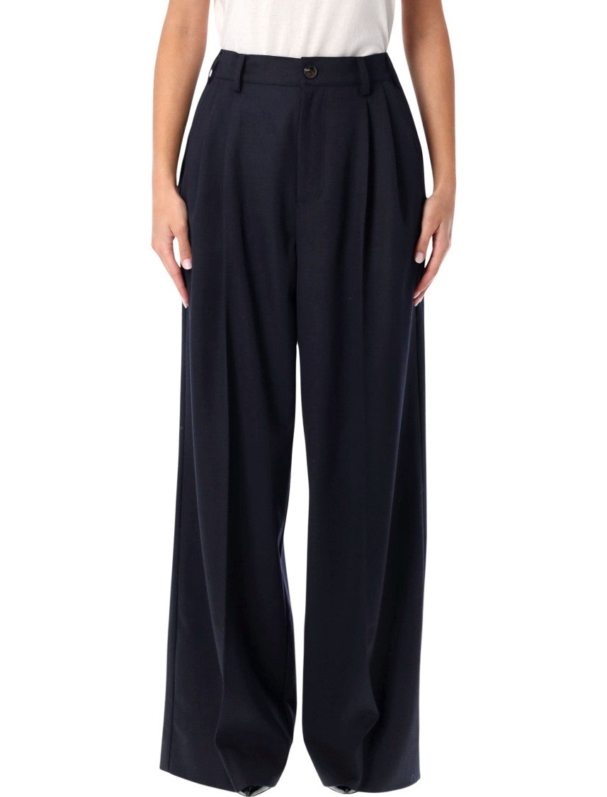 Soeur Frejus Navy Blue Wool Trousers