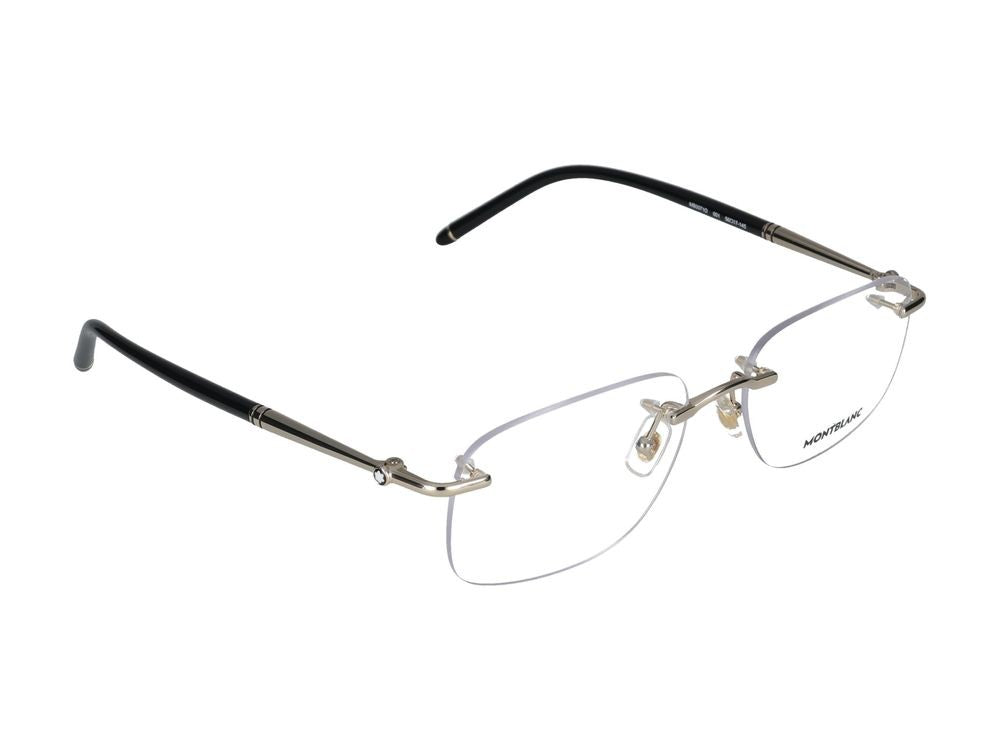Montblanc Eyeglasses Mb0071o 001 Gold Gold Transparent 56/17/145