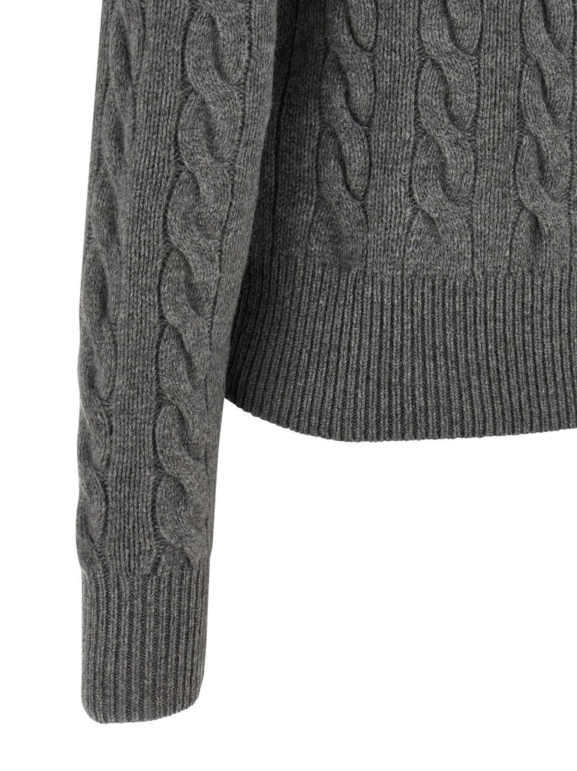 Polo Ralph Lauren Textured Braided Cardigan