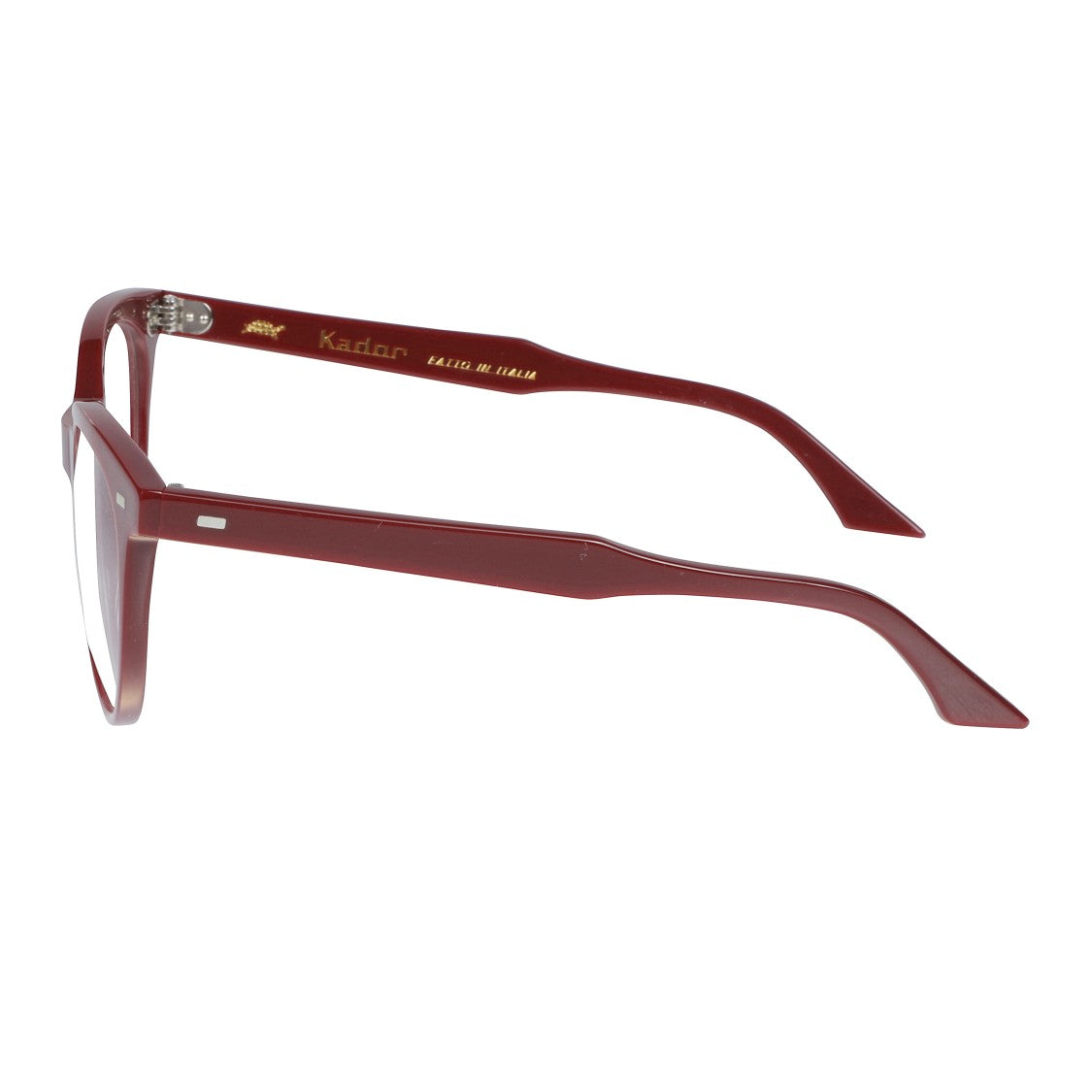 Kador Cynda Smooth Polished Rounded Frame Eyeglasses With Metallic Accents