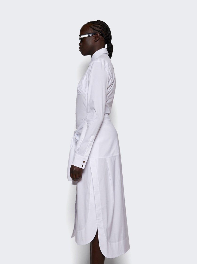 Rabanne Tie-Waist Dress - White