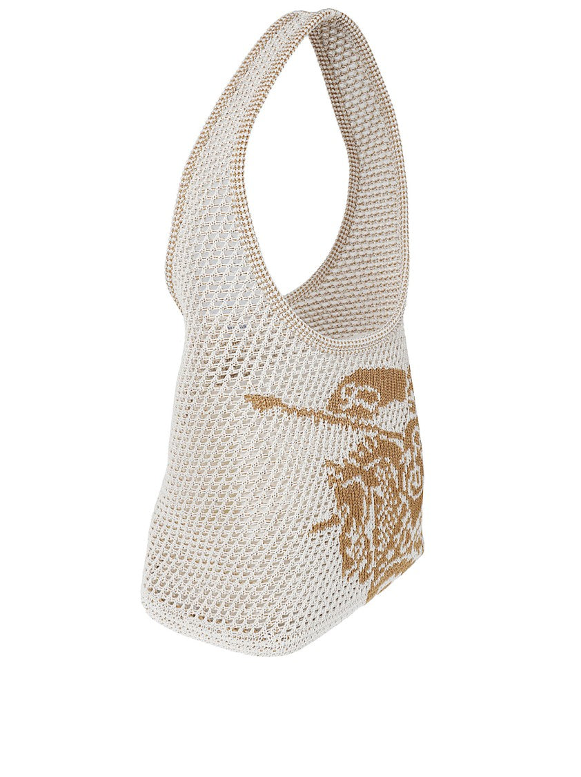 Burberry Crocheted Shoulder Bag