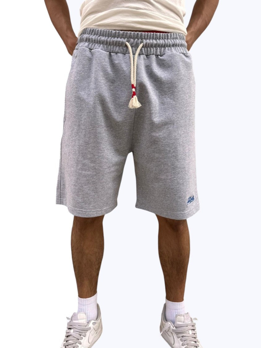 Mc2 Saint Barth Relaxed Fit Cotton Shorts With Adjustable Waistband