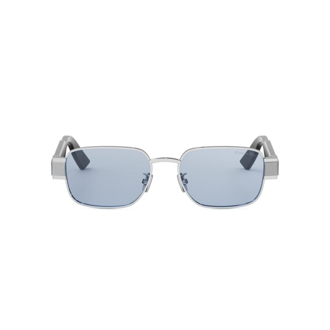 Dior Christian  Label S2u Rectangular Silver Frame Sunglasses