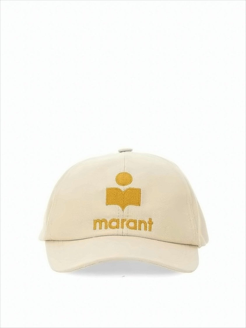Isabel Marant Classic Cotton Baseball Cap With Embroidered Logo