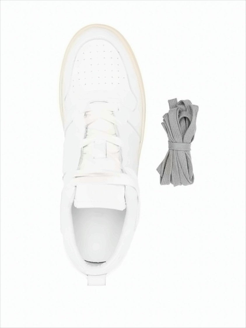Rhude Perforated Leather Low-Top Sneakers With Tonal Laces