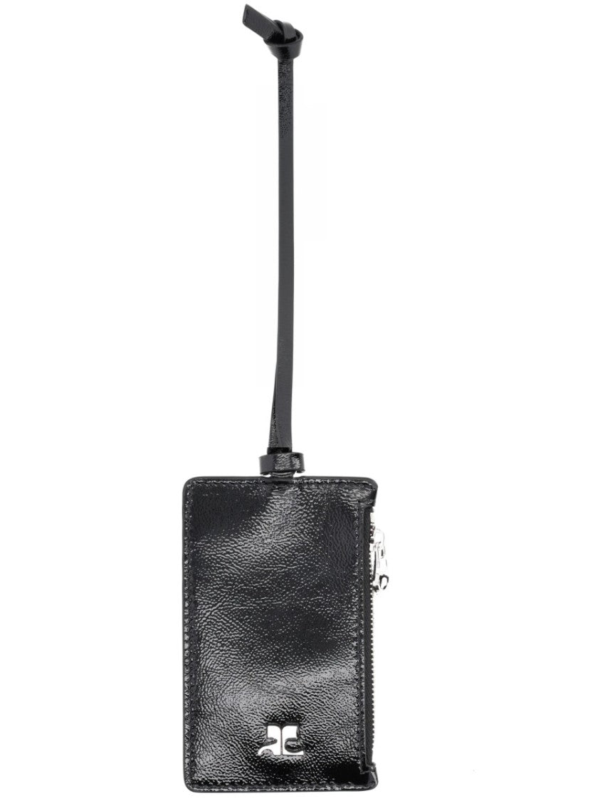 Courrèges Naplack Glossy Multiple Slots Wallet