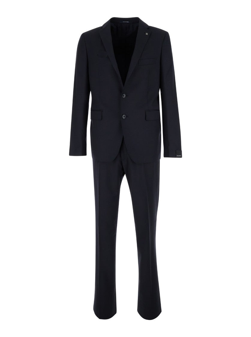 Tagliatore Black Single-Breasted Suit