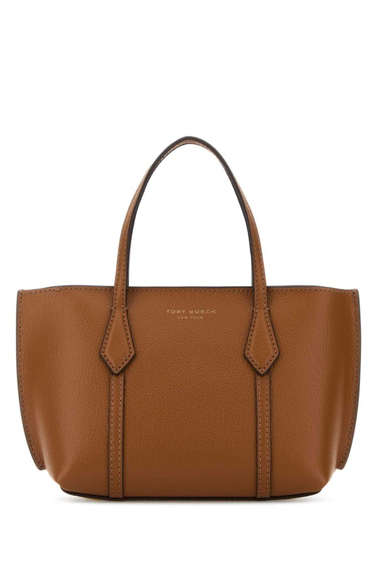 Tory Burch Biscuit Leather Mini Perry Handbag