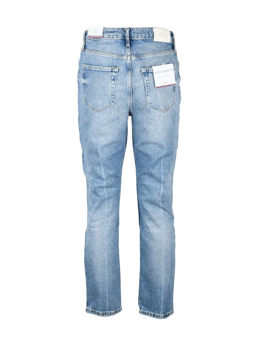 Tommy Hilfiger Light Blue Tapered Cigarette Jeans