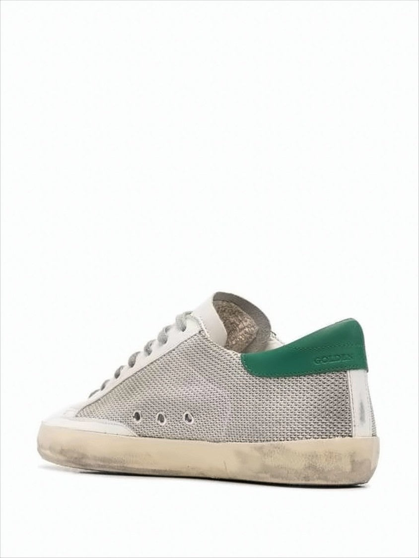 Golden Goose Worn-In Low-Top Sneakers With Distressed Finish
