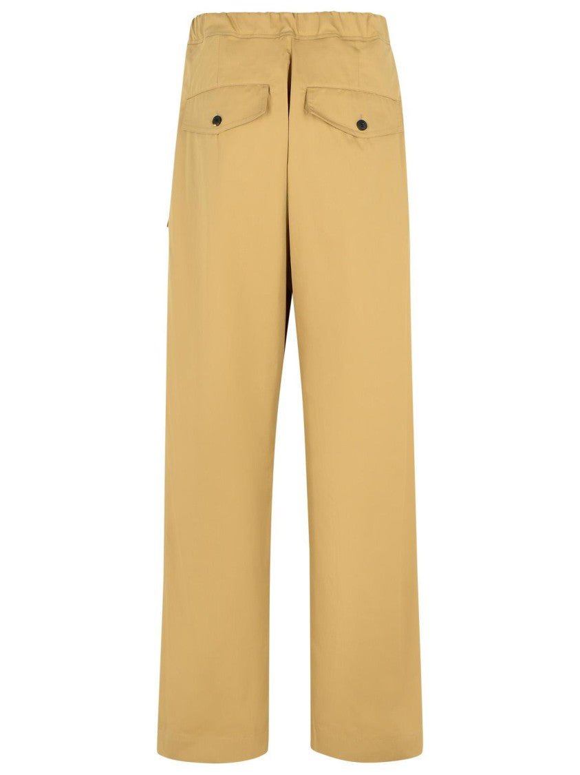 Dries Van Noten Pannoch' Beige Cotton Pants