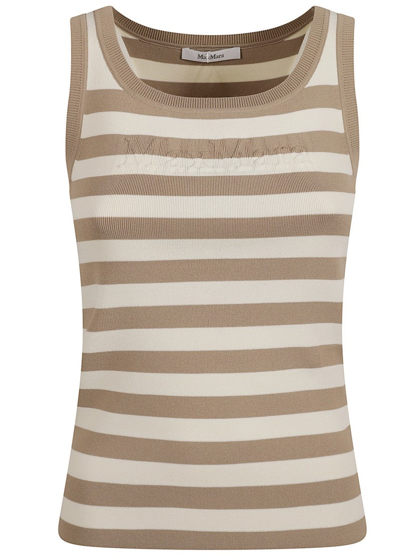 Max Mara Fitted Sleeveless Top