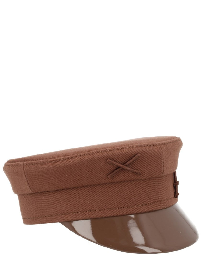 Ruslan Baginskiy Brown Structured Baker Boy Cap