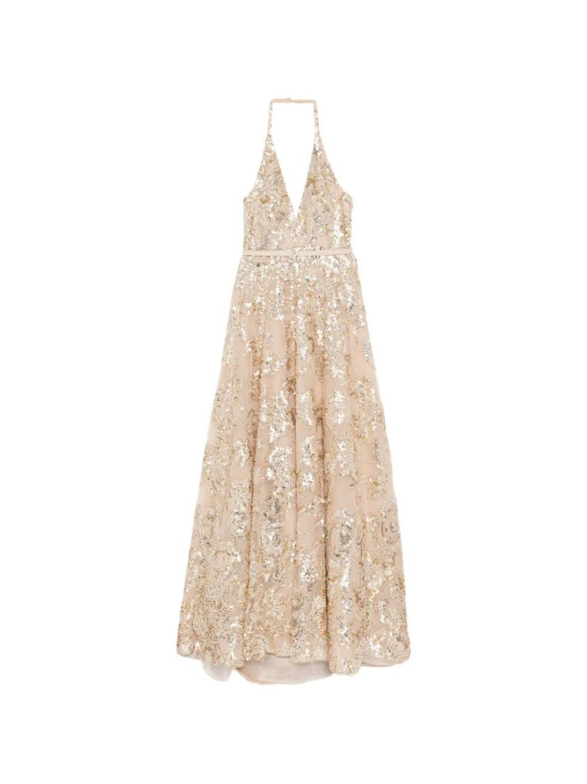 Saiid Kobeisy Embroidered Long Dress