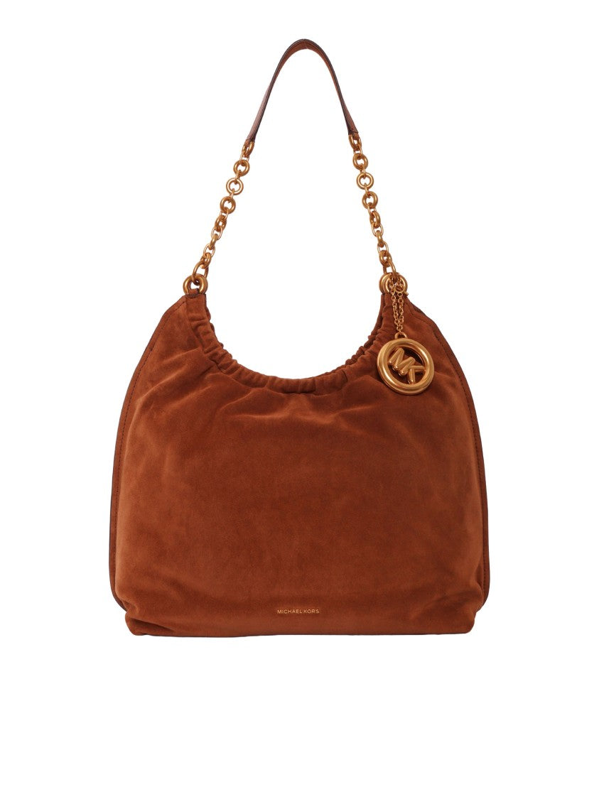 Michael Kors Calf Leather Cinch Messenger Bag