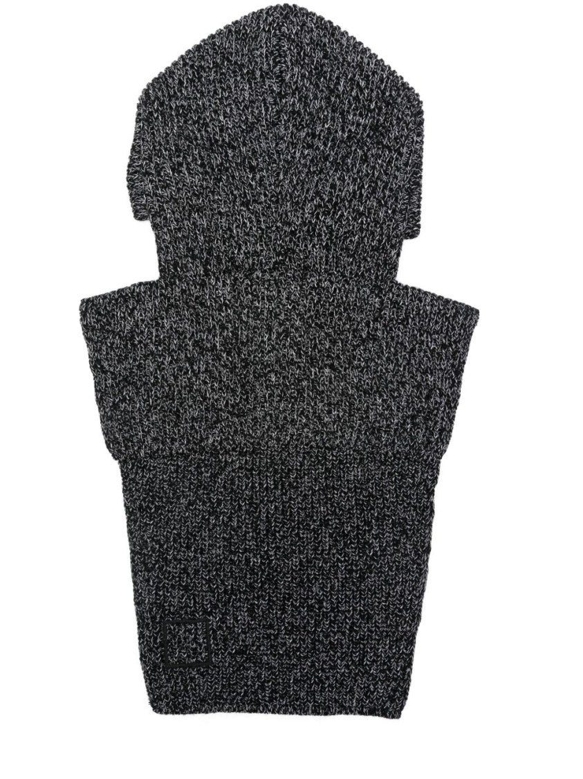 Stone Island Balaclava-Style Beanie With Reflective Coating And Textured Knit