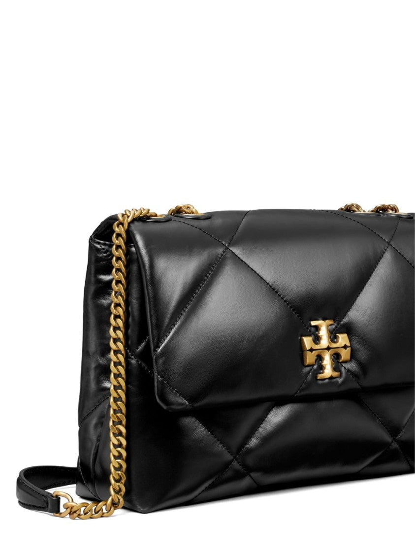 Tory Burch Black Kira Convertible Nappa Leather Shoulder Bag