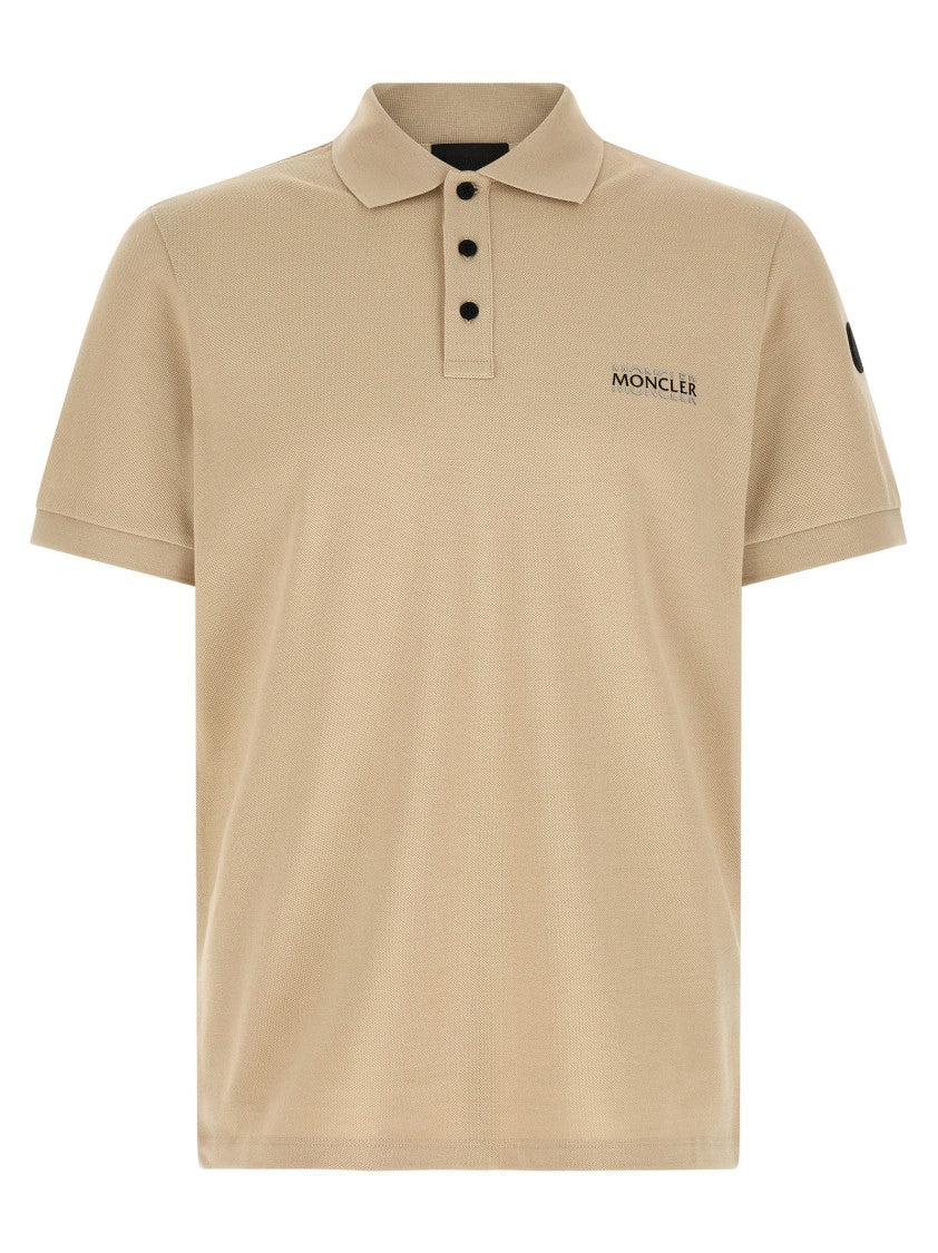 Moncler Piqué Polo Shirt