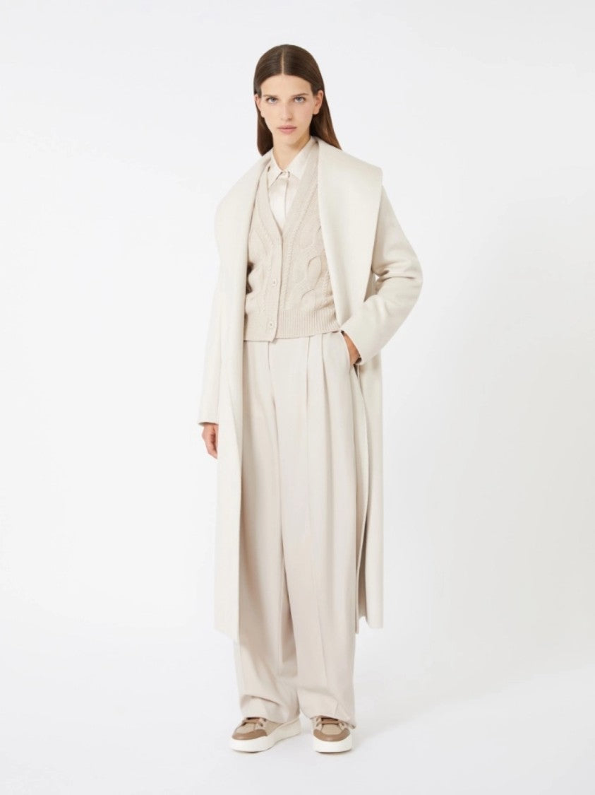 Max Mara Long Virgin Wool Coat