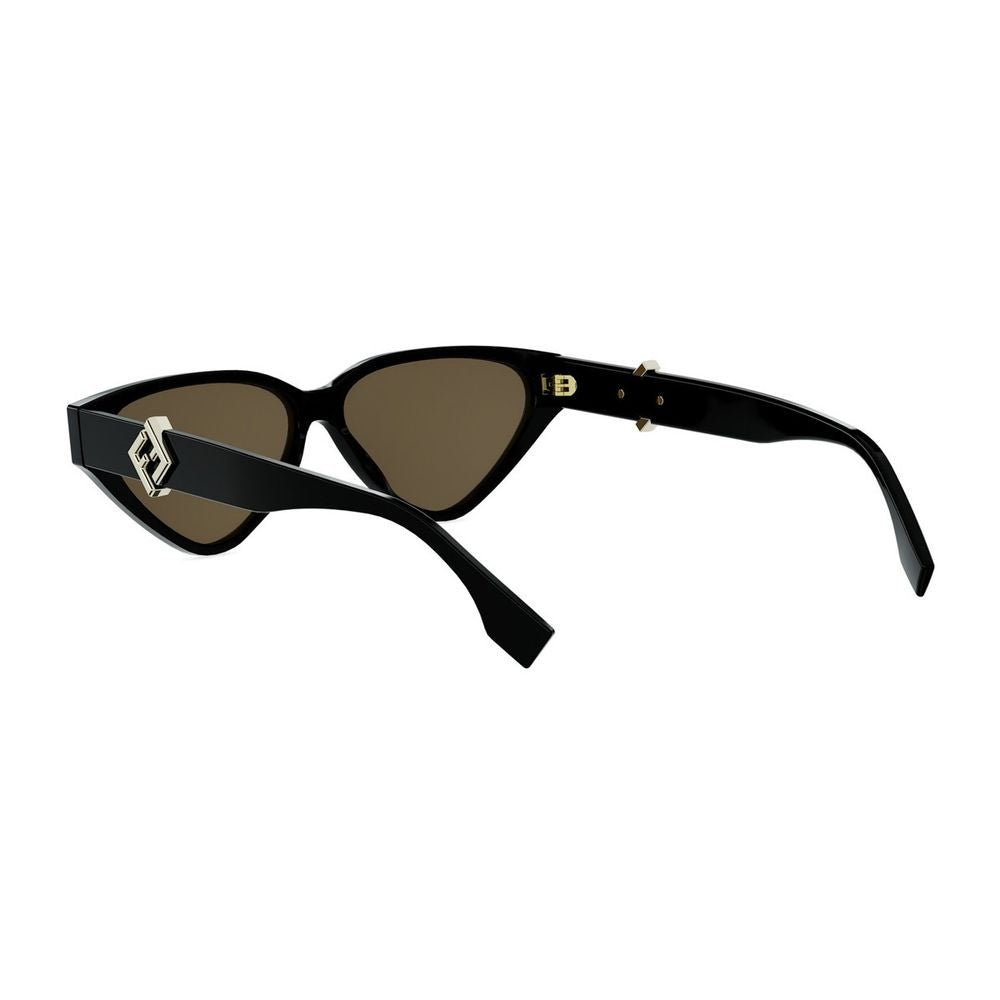 Fendi Ff Diamonds Triangular Cat-Eye Sunglasses