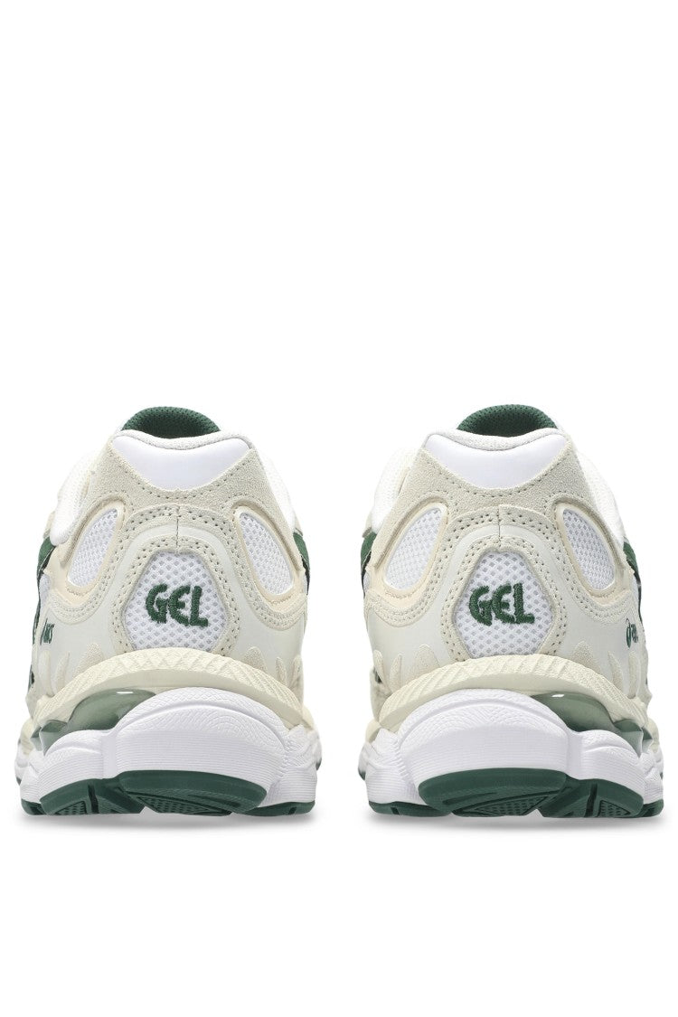 Asics White Green Gel-Nyc Sneakers