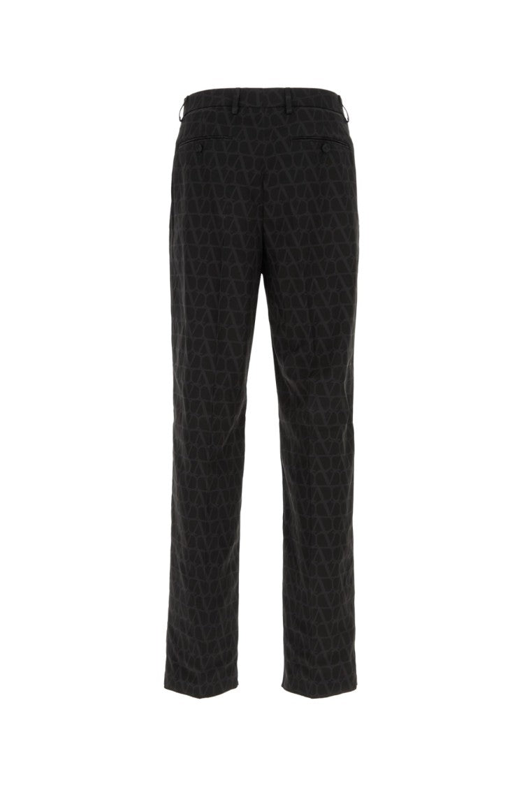 Valentino Garavani Tailored Trousers With Geometric Pattern