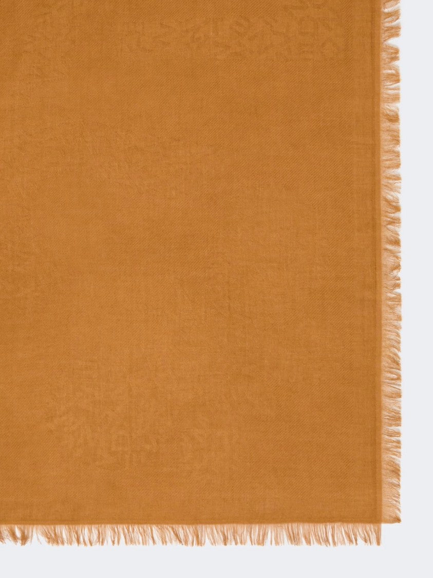 Max Mara Large Rectangular Scarf With Textural Patterns