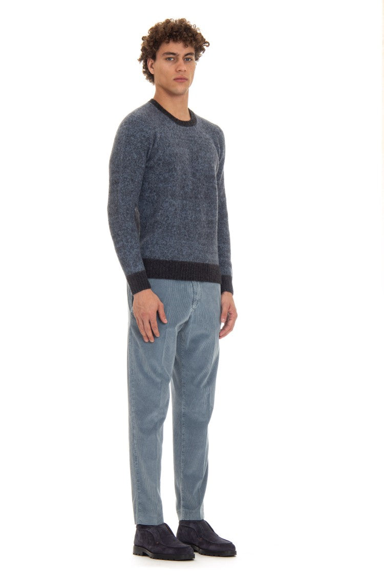 Drumohr Supersoft Wool Garzata Crewneck Sweater