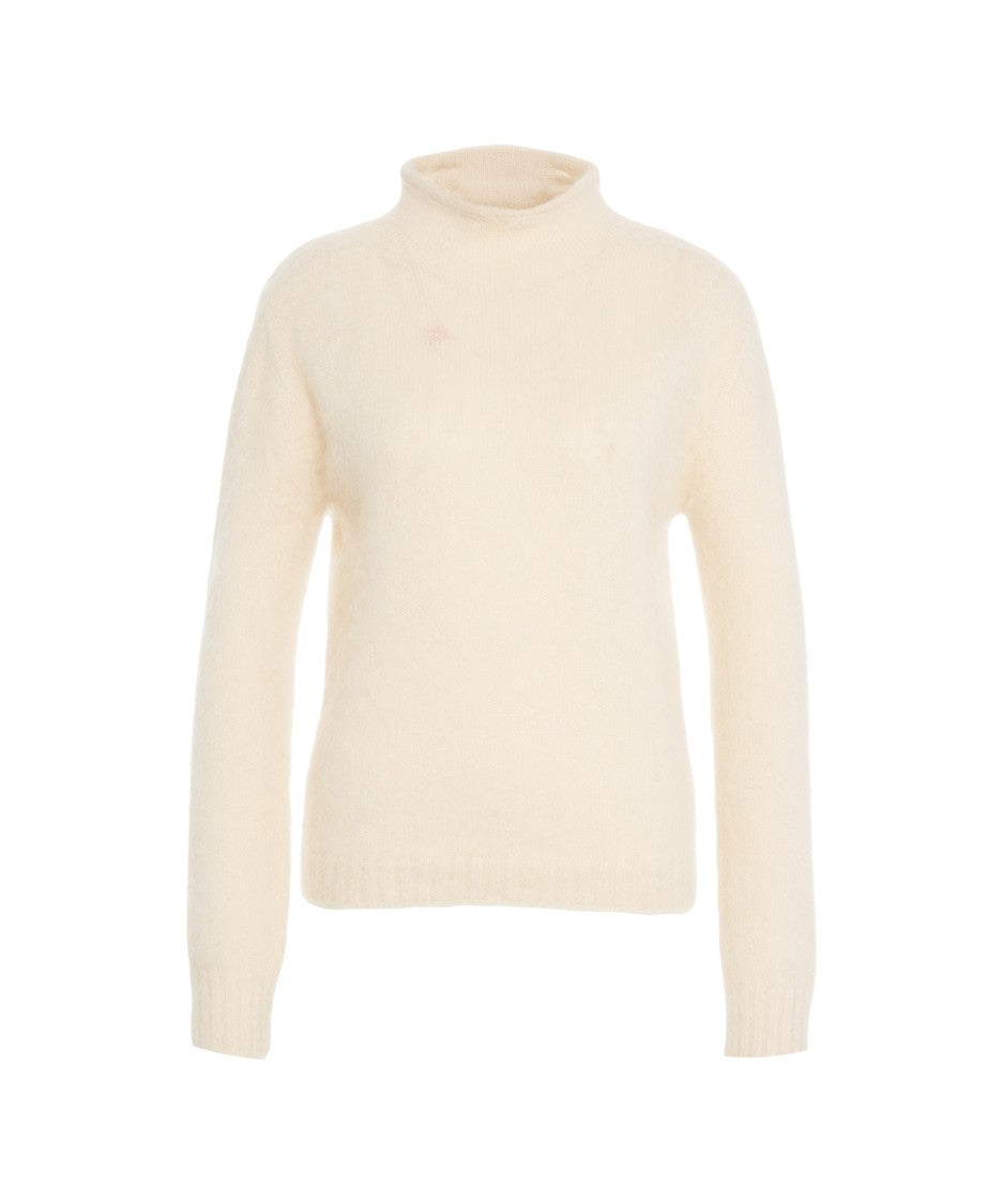 Max Mara High Collar Cashmere Blend Max Mara Sweater