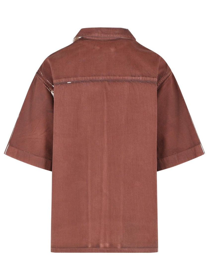 Marni Brown Cotton Shirt