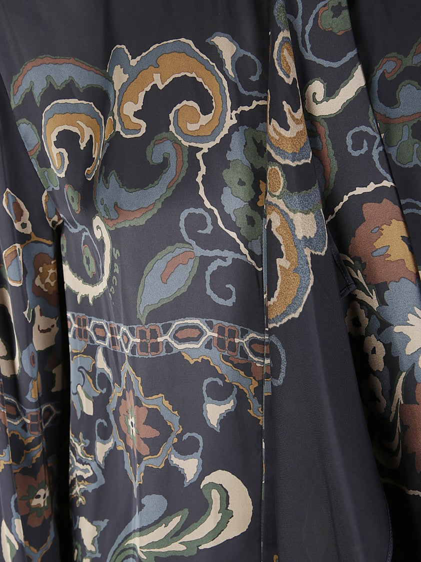 Sacai Floral Print Dress