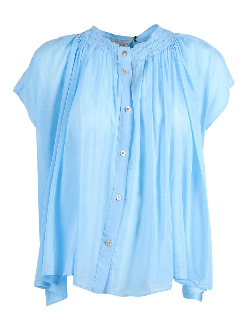 Forte Forte Sleeveless Voile Cotton-Silk Blend Shirt