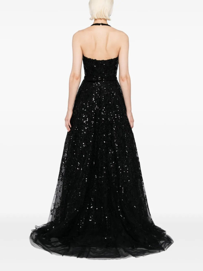 Saiid Kobeisy Embroidered Long Dress