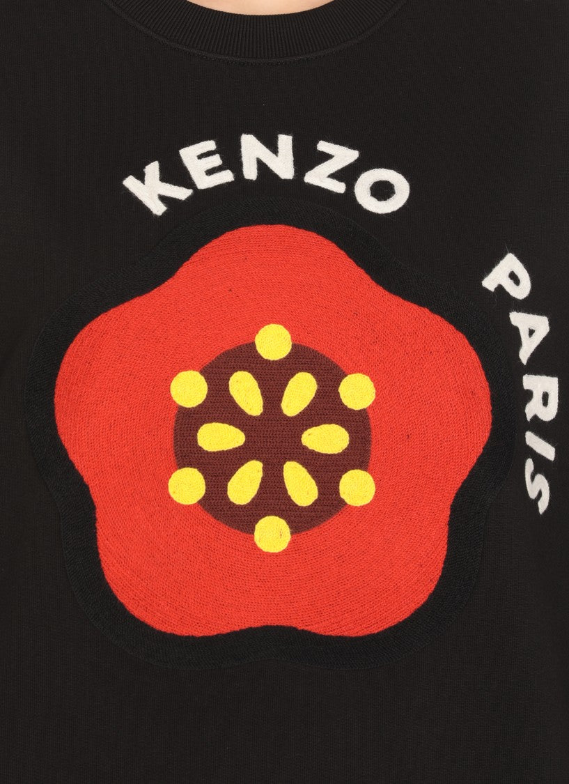 Kenzo Black Boke Flower Sweatshirt