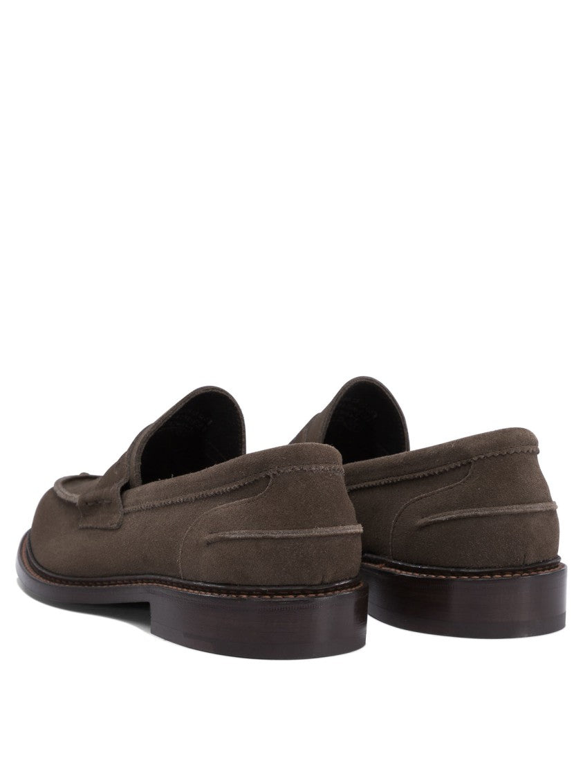Tricker's Brown Leather Loafers