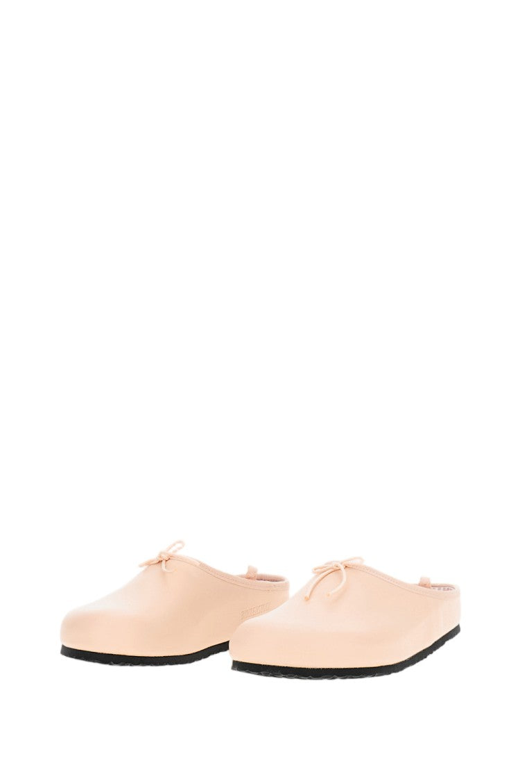 Birkenstock Gingham Print Opera Mules With Ankle Ribbons