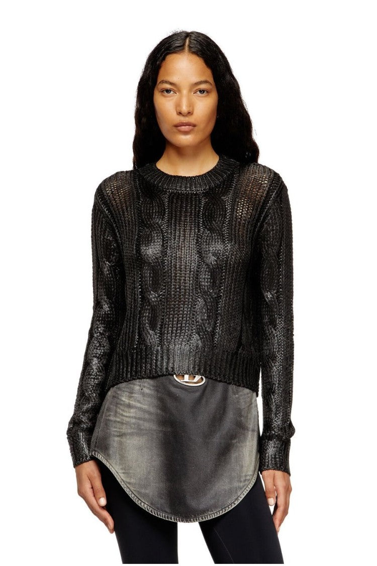 Diesel Khaki Wool-Blend Sweater