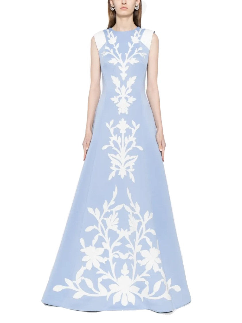 Saiid Kobeisy Neoprene Dress With Matching Embroidery