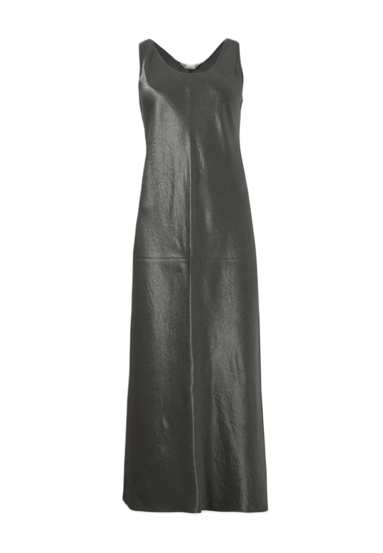 Max Mara Gray Acetate Evening Gown