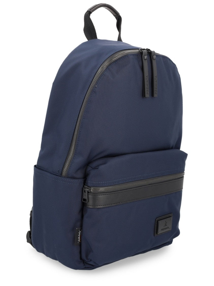 Premiata Navy Structured Backpack