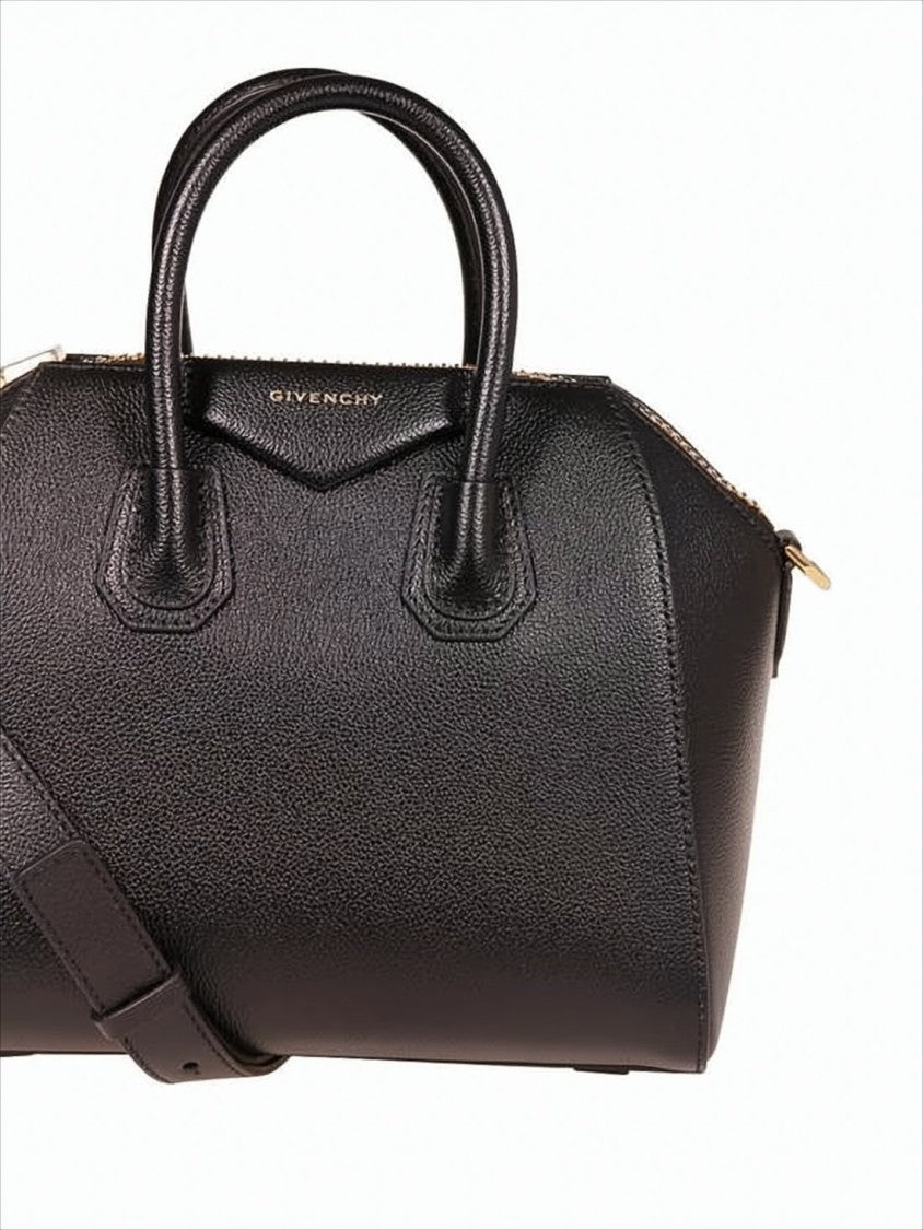 Givenchy Structured Trapezoidal Crossbody Bag In Textured Calf Leather