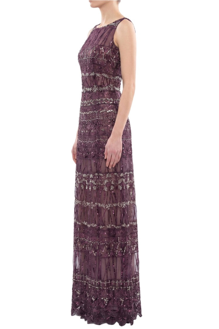 Saiid Kobeisy Embroidered Long Dress